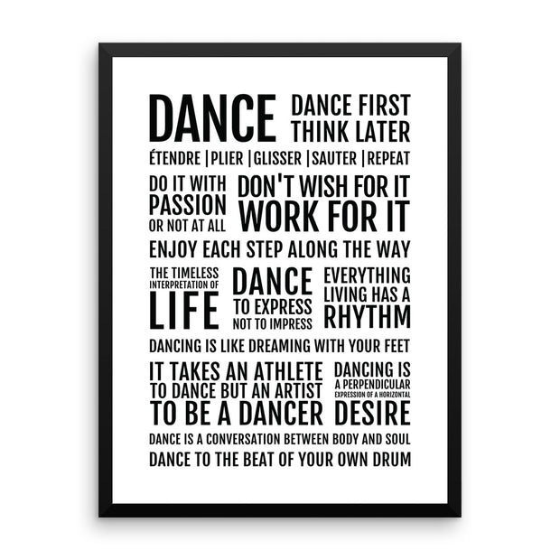 Dancer's Manifesto Print