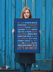 New York Mets Print - NYC Met - NY Subway Poster