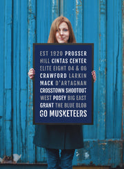 Xavier Musketeers Print - Musketeer - Subway Poster