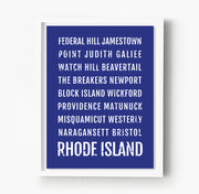 Rhode Island Subway Poster