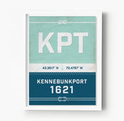 Kennebunkport Nautical Sail Print