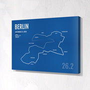 Berlin Marathon Map Print - Personalized for 2020