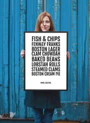 Boston City Foods Print