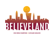 Believeland Cleveland Cavs Poster