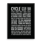 Cyclist's Manifesto Print