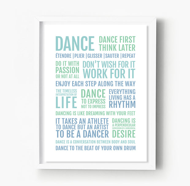 Dancer's Manifesto Print