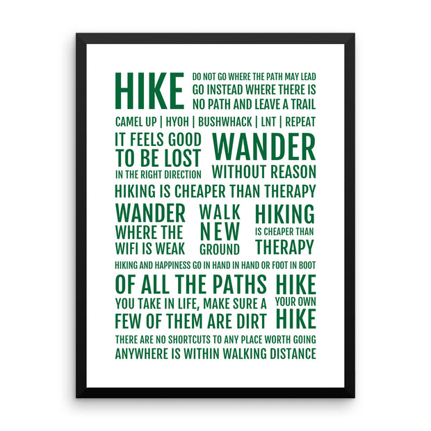 Hiker's Manifesto Print