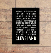 Cleveland Ohio Subway Poster