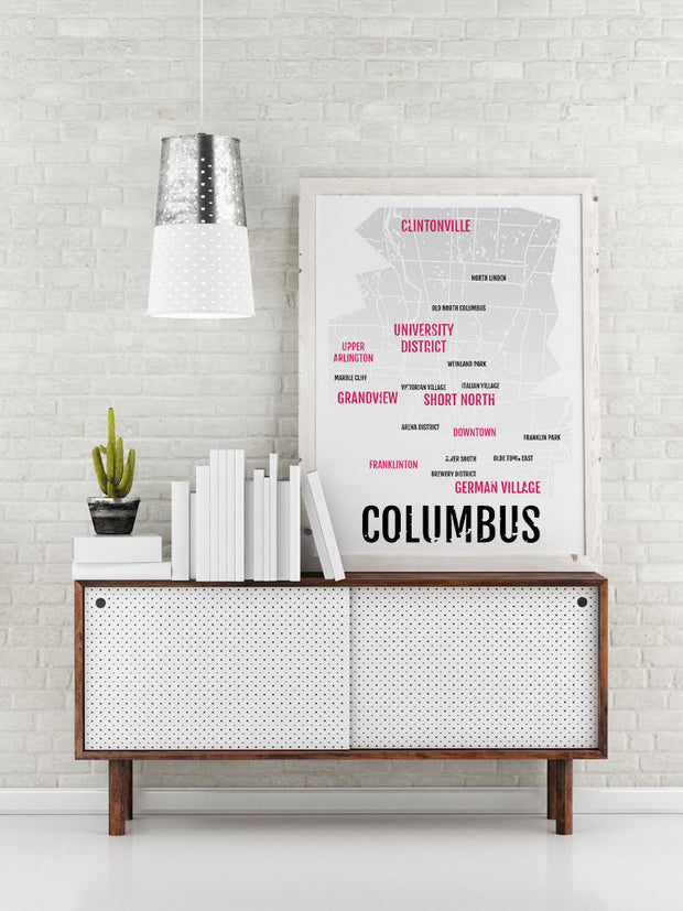 Columbus, Ohio - Cotton Canvas Banner — Lovely Grain Studio