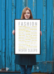 Fashion Print - Designers - Subway Poster