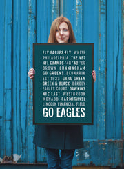Philadelphia Eagles Print - Philly Subway Poster