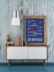Buffalo Bills Print - Bills Fan - Subway Poster