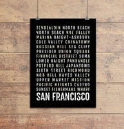 San Francisco Subway Poster