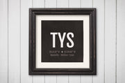 Knoxville Airport Code Print - TYS Aviation Art - Tennessee Airplane Nursery Poster