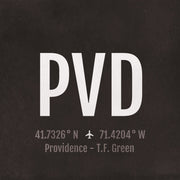 Providence PVD Airport Code Print
