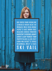 Ski Vail Poster - Colorado Ski And Skiing - Subway Poster