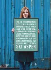 Ski Aspen Poster - Colorado Ski And Skiing - Subway Poster