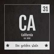 California US State Print