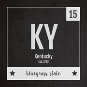 Kentucky US State Print
