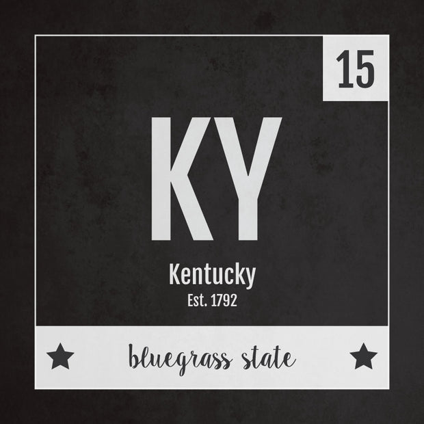 Kentucky US State Print