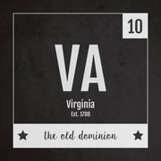 Virginia US State Print