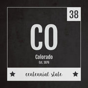 Colorado US State Print