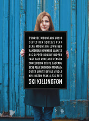 Ski Killington Poster - Vermont Ski And Skiing - Subway Poster