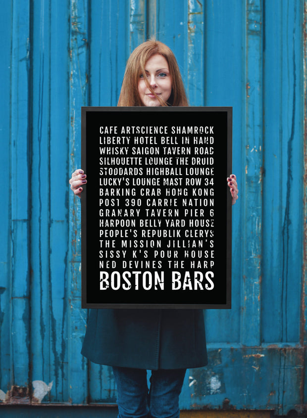 Boston Print - Restaurants And Bars - Subway Poster