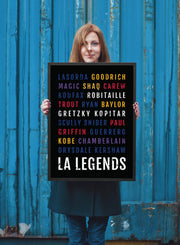 Los Angeles Legends Print - Lakers Man Cave Poster - LA Dodgers Print