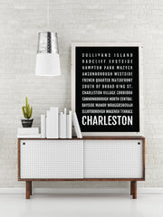 Charleston Print - Neighborhoods - Subway Poster