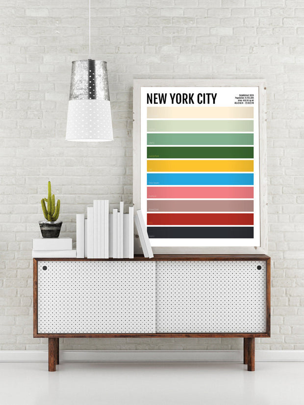New York City Minimalist Print - NYC Minimal Poster - Wall Art