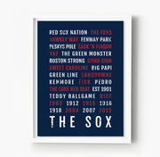 Boston Red Sox Subway Poster