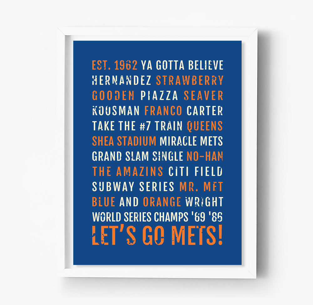 New York Mets Subway Poster – Sproutjam