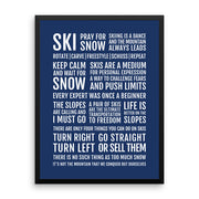 Skier's Manifesto Print