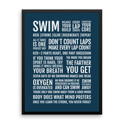 Swimmer's Manifesto Print